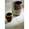 French Connection Brown Striped Oak Seagrass Basket 1 French Connection Brown Striped Oak Seagrass Basket -French Connection store unnamed file 1034