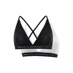 French Connection Black Fc Bralette 2 Pack -French Connection store unnamed file 1060
