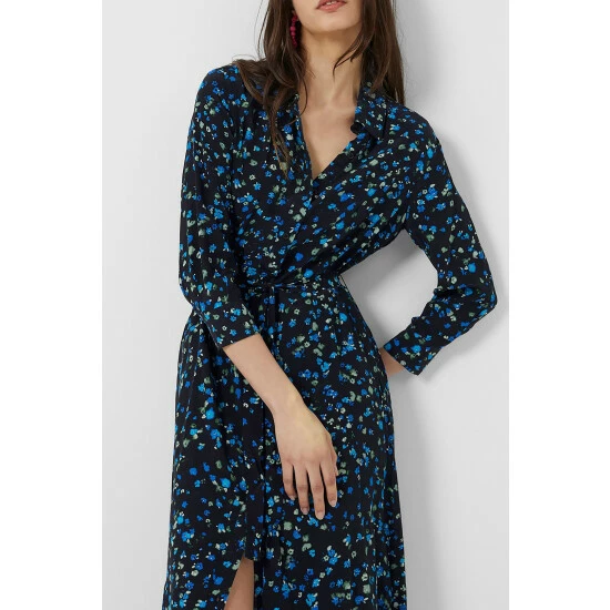 unnamed-file-110.jpg French Connection Ferna Bella Delphine Black Shirt Dress -French Connection store unnamed file 110