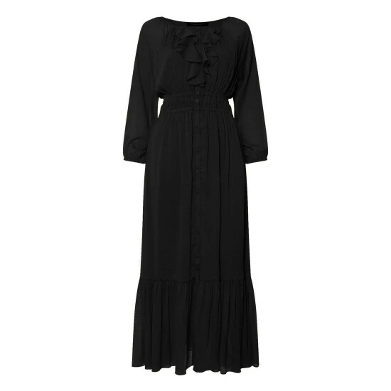 unnamed-file-116.jpg French Connection Blue Anna Cora Pleated Ruffle Dress -French Connection store unnamed file 116