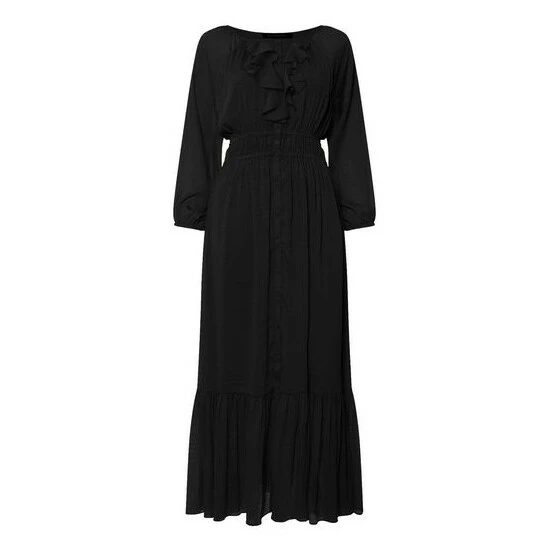 unnamed-file-117.jpg French Connection Blue Anna Cora Pleated Ruffle Dress -French Connection store unnamed file 117