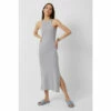 French Connection Solid Meadow Jersey Grey Racer Back Bodycon Dress -French Connection store unnamed file 179