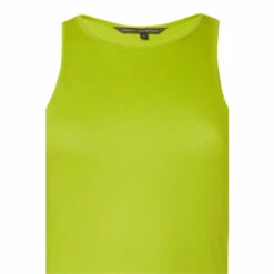 French Connection Lime Green Solid Meadow Jersey Mini Dress -French Connection store unnamed file 208