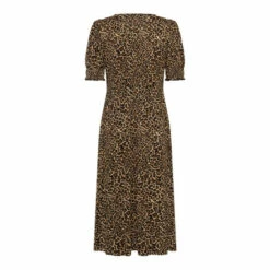 French Connection Animal Leopard Meadow Jersey V-Neck Dress -French Connection store unnamed file 237