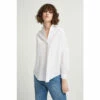 French Connection White Rhodes Poplin Popover Shirt -French Connection store unnamed file 245
