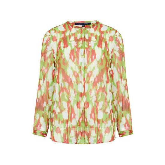 unnamed-file-317.jpg French Connection Green Innes Crinkle Collarless Shirt -French Connection store unnamed file 317