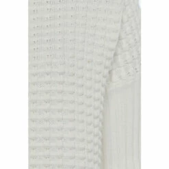 French Connection Grey Mozart Popcorn High Neck Jumper -French Connection store unnamed file 477