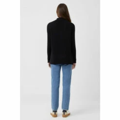 French Connection Black Sunday Mozart High Neck Jumper -French Connection store unnamed file 486