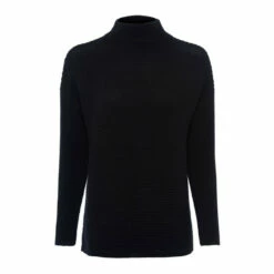French Connection Black Sunday Mozart High Neck Jumper -French Connection store unnamed file 487