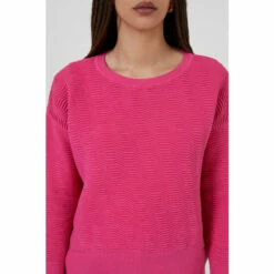 French Connection Pink Mozart Round Neck Jumper -French Connection store unnamed file 498