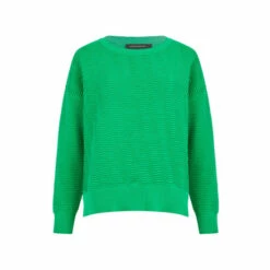 French Connection Green Mozart Round Neck Jumper -French Connection store unnamed file 504