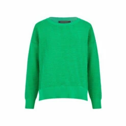 French Connection Green Mozart Round Neck Jumper -French Connection store unnamed file 505