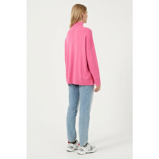 unnamed-file-507.jpg French Connection Pink Babysoft River Knits High Neck Jumper -French Connection store unnamed file 507