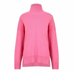 French Connection Pink Babysoft River Knits High Neck Jumper 6 French Connection Pink Babysoft River Knits High Neck Jumper -French Connection store unnamed file 510