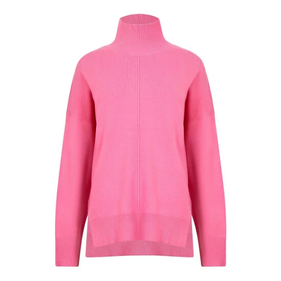 unnamed-file-510.jpg French Connection Pink Babysoft River Knits High Neck Jumper -French Connection store unnamed file 510