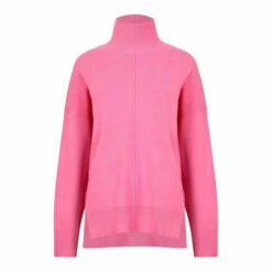 French Connection Pink Babysoft River Knits High Neck Jumper 7 French Connection Pink Babysoft River Knits High Neck Jumper -French Connection store unnamed file 511