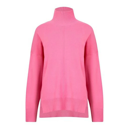 unnamed-file-511.jpg French Connection Pink Babysoft River Knits High Neck Jumper -French Connection store unnamed file 511