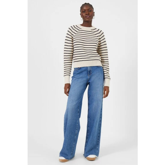 unnamed-file-529.jpg French Connection Natural Mozart Stripe Jumper -French Connection store unnamed file 529