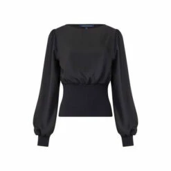 French Connection Krista Black Knits Slash Neck Jumper 7 French Connection Krista Black Knits Slash Neck Jumper -French Connection store unnamed file 543