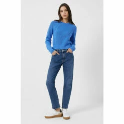 French Connection Blue Jessie Mozart Jumper