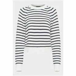 French Connection Lillie Mozart Stripe Crew Neck Jumper -French Connection store unnamed file 567