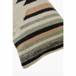 French Connection White Pastel Tribal Bolster Cushion -French Connection store unnamed file 581