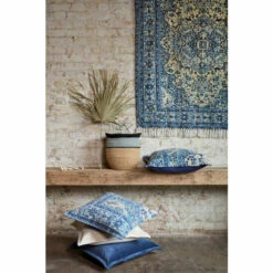 French Connection Blue Kasbah Cushion