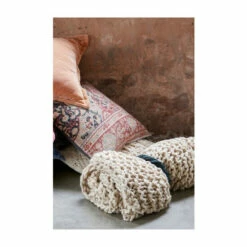 French Connection Red Kasbar Cushion -French Connection store unnamed file 594