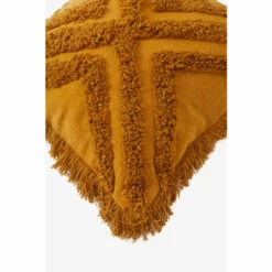 French Connection Yellow Chevron Tufted Cushion -French Connection store unnamed file 616