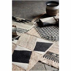 French Connection Natural Jute Aztec Runner