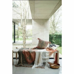 French Connection Red Kerala Rug