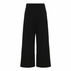 French Connection Black Whisper Belted Culottes -French Connection store unnamed file 678