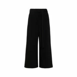 French Connection Black Whisper Belted Culottes -French Connection store unnamed file 680