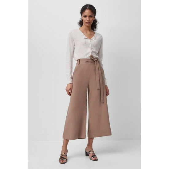 unnamed-file-691.jpg French Connection Brown Whisper Belted Culottes -French Connection store unnamed file 691