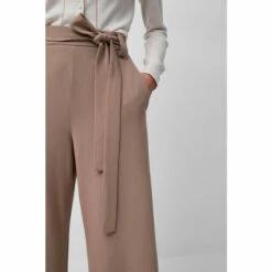 French Connection Brown Whisper Belted Culottes 5 French Connection Brown Whisper Belted Culottes -French Connection store unnamed file 693