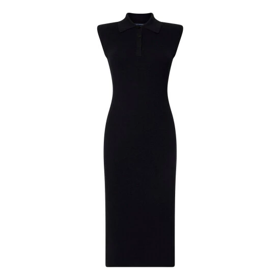 unnamed-file-70.jpg French Connection Black Katie Babysoft Collared Dress -French Connection store unnamed file 70