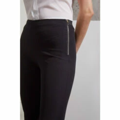 French Connection Black Street Twill Skinny Trousers -French Connection store unnamed file 717