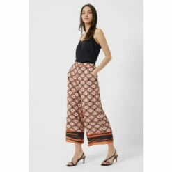 French Connection Arabella Printed Orange Culottes