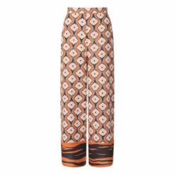 French Connection Arabella Printed Orange Culottes -French Connection store unnamed file 723