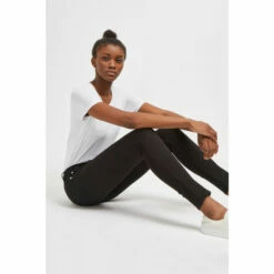 French Connection Rebound Sustainable Denim 30Inch Skinny Black Jeans -French Connection store unnamed file 737