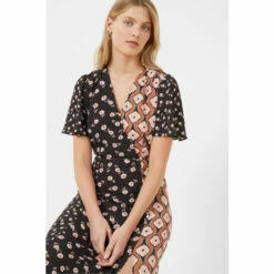 French Connection Blue Francine Recycled Verona Midi Dress 4 French Connection Blue Francine Recycled Verona Midi Dress -French Connection store unnamed file 74