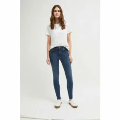 French Connection Blue R Rebound 30 Inch Skinny Jeans