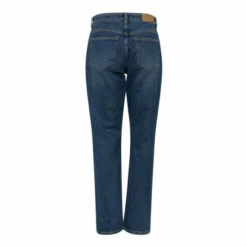 French Connection Comfort Stretch Blue Recycled High Rise Straight Leg Jeans -French Connection store unnamed file 785