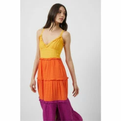 French Connection Purple Adira Birch Tiered Maxi Dress -French Connection store unnamed file 79