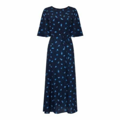 French Connection Navy Blue Belle Verona Midi Dress -French Connection store unnamed file 8