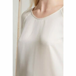 French Connection Cream Polly Plains Long Sleeve T-Shirt -French Connection store unnamed file 800