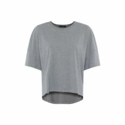French Connection Grey Tally Jersey Crew Neck T-Shirt -French Connection store unnamed file 807