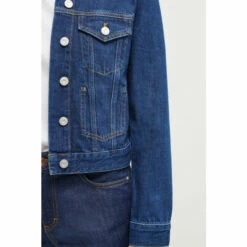 French Connection Blue Macee Micro Western Denim Jacket -French Connection store unnamed file 846