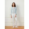 French Connection Light Blue Micro Denim Jacket -French Connection store unnamed file 850
