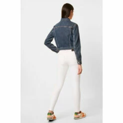 French Connection Blue Micro Denim Jacket -French Connection store unnamed file 870